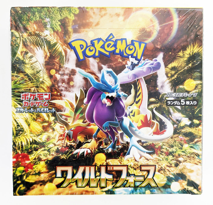 Pokemon Card Game TCG Scarlet & Violet Booster Box SV5k - Wild Force