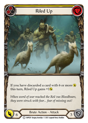 Riled Up (Yellow) [1HP029] (History Pack 1)