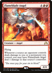 Flameblade Angel (Intro Pack) [Shadows over Innistrad Promos]