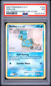 Shellos Sw-Origins Game Fair-Staff Pokemon Diamond & Pearl Secret Wonders 106 NM