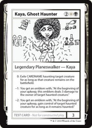 Kaya, Ghost Haunter (2021 Edition) [Mystery Booster Playtest Cards]