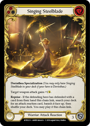 Singing Steelblade [WTR121-S] (Welcome to Rathe)  Alpha Print Rainbow Foil