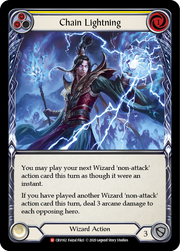 Chain Lightning [CRU162] (Crucible of War)  1st Edition Rainbow Foil