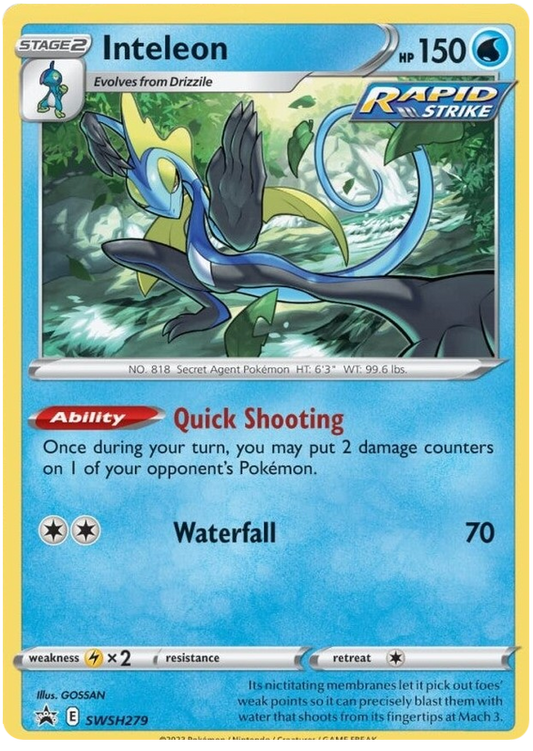 Inteleon (SWSH279) [Sword & Shield: Black Star Promos]