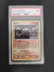 Pokemon Cards TCG PSA 9 MT Ditto (Geodude) REV Foil Delta Species 62/113
