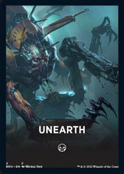 Unearth Theme Card [The Brothers' War Tokens]