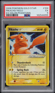 Pikachu-Holo Ex Holon Phantoms Pokemon Ex Holon Phantoms 104 NM PSA 5