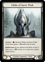 Helm of Isen's Peak [OLD004] (Tales of Aria Oldhim Blitz Deck)  1st Edition Normal