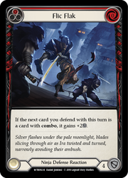 Flic Flak (Red) [WTR092-R] (Welcome to Rathe)  Alpha Print Rainbow Foil