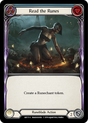 Read the Runes (Blue) [ARC111-C] (Arcane Rising)  1st Edition Rainbow Foil