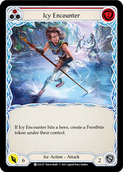 Icy Encounter (Red) [ELE157] (Tales of Aria)  1st Edition Normal