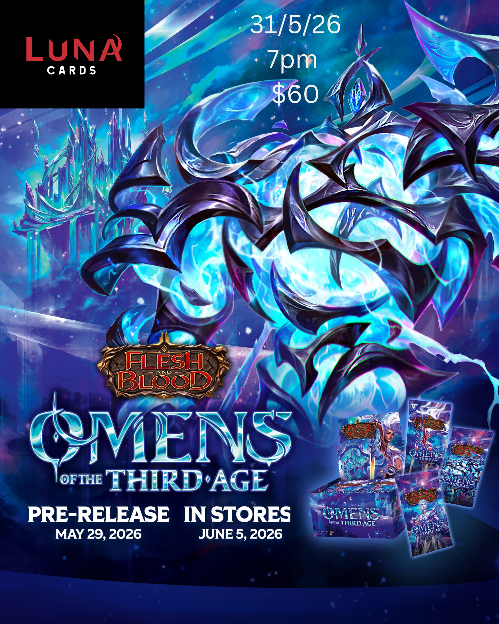 Flesh and Blood - Omens of the Third Age Pre-release Entry