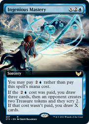 Ingenious Mastery (Extended Art) [Strixhaven: School of Mages]