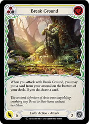 Break Ground (Yellow) [U-ELE132] (Tales of Aria Unlimited)  Unlimited Rainbow Foil