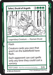 Teferi, Druid of Argoth [Mystery Booster 2 Playtest Cards]