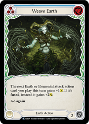 Weave Earth (Blue) [U-ELE124] (Tales of Aria Unlimited)  Unlimited Normal