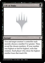 Life at Stake [Unknown Event]
