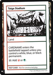 Taiga Stadium [Mystery Booster Playtest Cards]