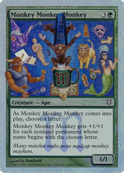Monkey Monkey Monkey (Alternate Foil) [Unhinged]
