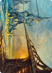 Razortide Bridge Art Card (Gold-Stamped Signature) [Modern Horizons 2 Art Series]