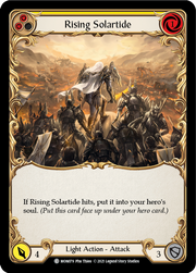 Rising Solartide (Yellow) [MON079] (Monarch)  1st Edition Normal