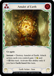 Amulet of Earth [U-ELE143] (Tales of Aria Unlimited)  Unlimited Rainbow Foil