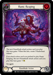 Runic Reaping (Red) [DYN185] (Dynasty)  Rainbow Foil