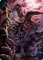Dream Devourer Art Card (Gold-Stamped Signature) [Kaldheim Art Series]
