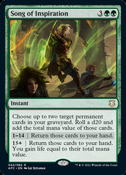 Song of Inspiration [Dungeons & Dragons: Adventures in the Forgotten Realms Commander]