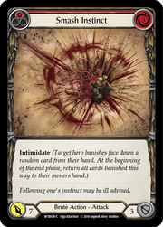 Smash Instinct (Red) [WTR026-C] (Welcome to Rathe)  Alpha Print Normal