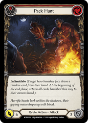 Pack Hunt (Red) [WTR023-C] (Welcome to Rathe)  Alpha Print Rainbow Foil