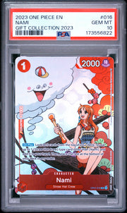 Nami Gift Collection 2023 One Piece Gift Collection 2023 016 NM PSA 10 OP01-016