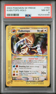 Kabutops-Holo Pokemon Skyridge 150 NM PSA 8