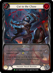 Cut to the Chase (Yellow) [LGS114] (Promo)  Rainbow Foil