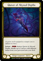Quiver of Abyssal Depths (Golden) [FAB126] (Promo)  Cold Foil