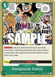 Donquixote Family [Kingdoms of Intrigue Pre-Release Cards]