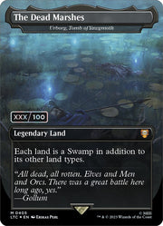 The Dead Marshes - Urborg, Tomb of Yawgmoth (Borderless) (Serialized) [The Lord of the Rings: Tales of Middle-Earth Commander]