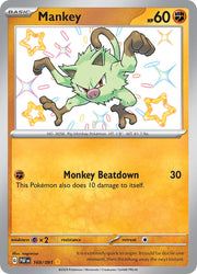 Mankey (169/091) [Scarlet & Violet: Paldean Fates]