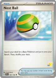 Nest Ball (181/198) (Pikachu Stamp #44) [Battle Academy 2024]