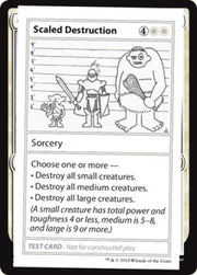 Scaled Destruction (2021 Edition) [Mystery Booster Playtest Cards]