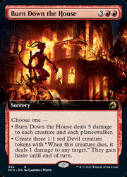 Burn Down the House (Extended Art) [Innistrad: Midnight Hunt]