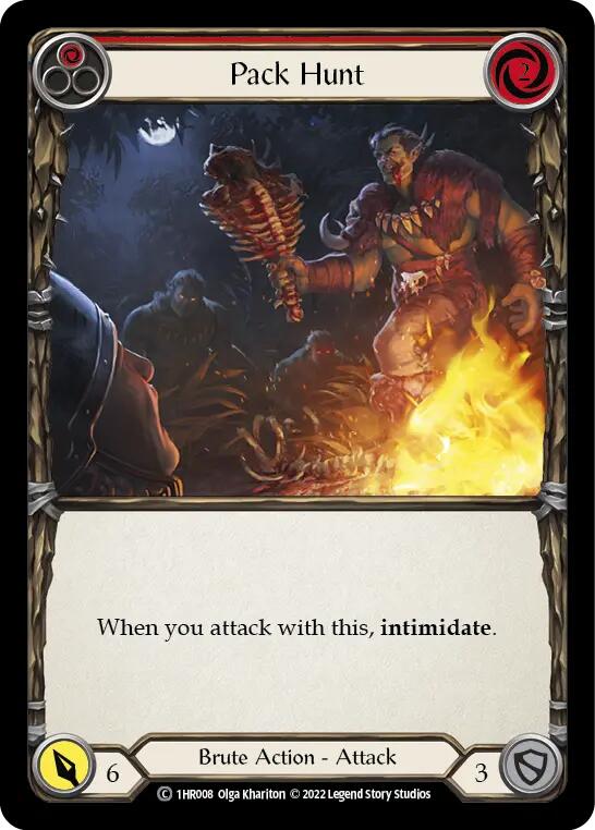 Pack Hunt (Red) [1HR008] (Historic Pack 1 Blitz Deck Rhinar)