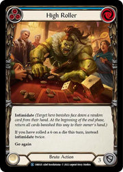 High Roller (Blue) [1HR025] (Historic Pack 1 Blitz Deck Rhinar)