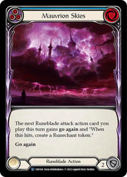 Mauvrion Skies (Blue) [1HV024] (Historic Pack 1 Blitz Deck Viserai)