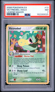 Victreebel-Holo Legend Maker Pokemon Ex Legend Maker 13 NM PSA 7