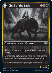 Child of the Pack // Savage Packmate [Innistrad: Double Feature]