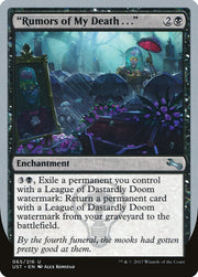 "Rumors of My Death . . ." [Unstable]