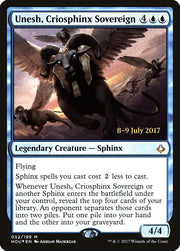 Unesh, Criosphinx Sovereign [Hour of Devastation Prerelease Promos]
