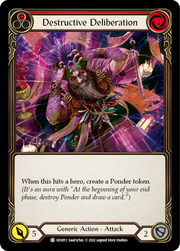Destructive Deliberation (Red) [UZU011] (Outsiders Uzuri Blitz Deck)