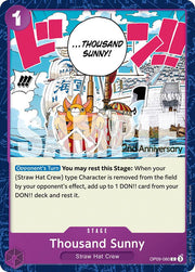 Thousand Sunny [Emperors in the New World: 2nd Anniversary Tournament Cards]